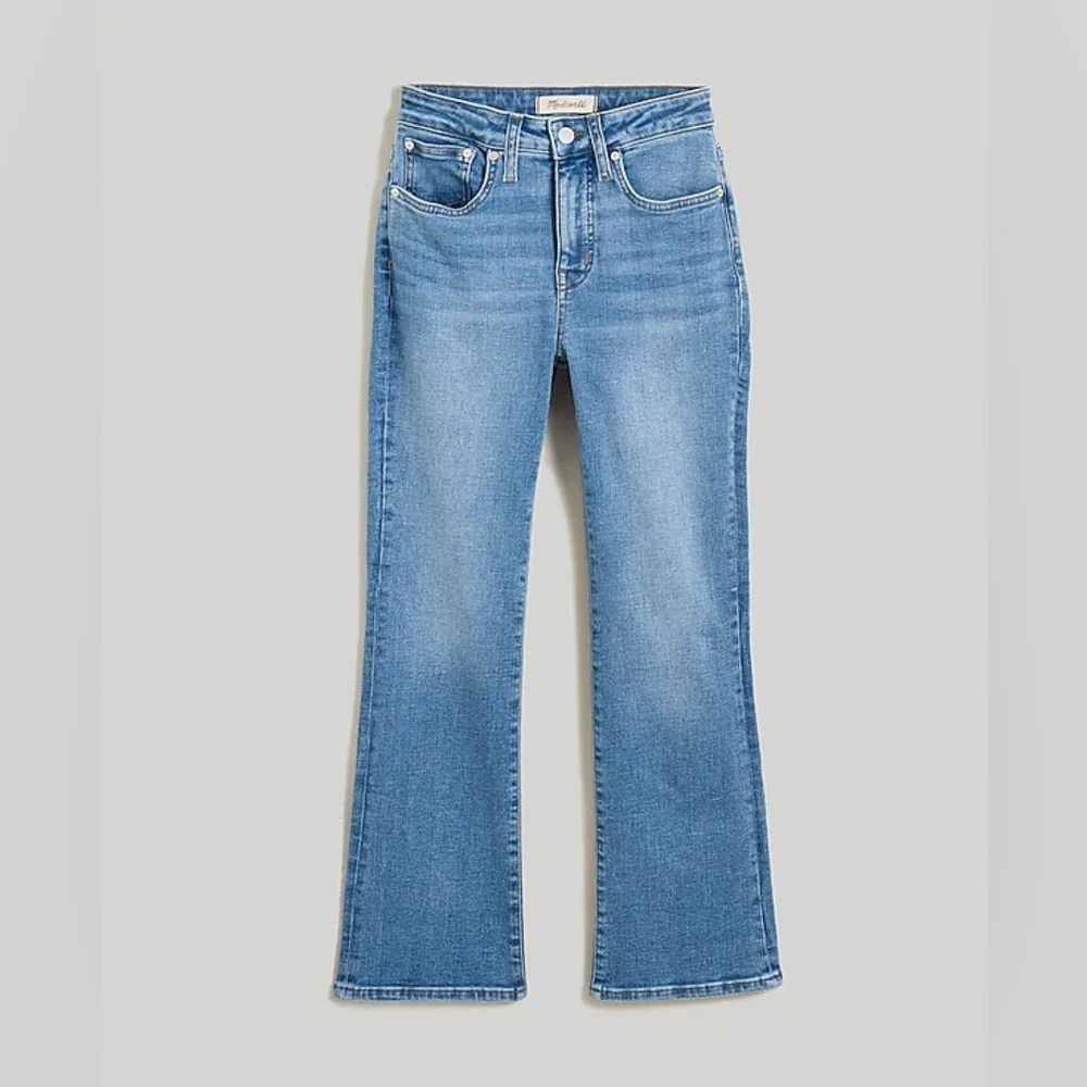 Madewell Curvy Kick Out Crop Jean